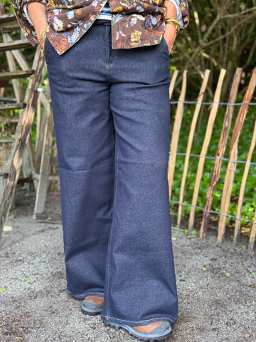 Cream Visti Pant - Chigaco Rinse