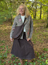Cream Renal Denim Skirt - Java