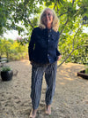 Costa Mani Millie Pants - Blue/White Stripe Denim