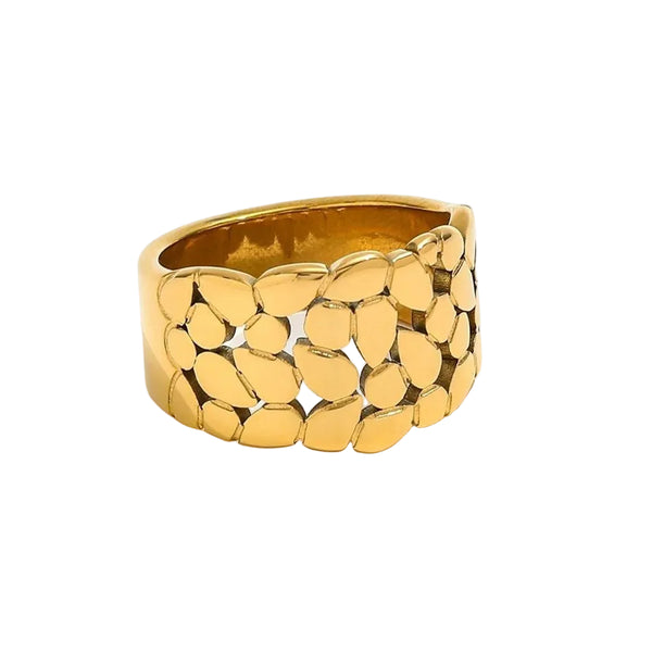 Eli Blad Ring - 18K Guldbelagt