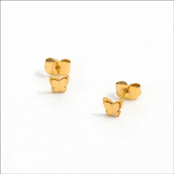 Eya Butterfly Ørering - 18K Guldbelagt