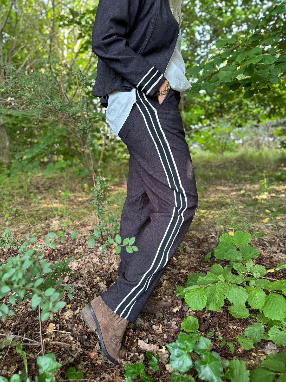 Costa Mani Madonna Pant - Black Stripe