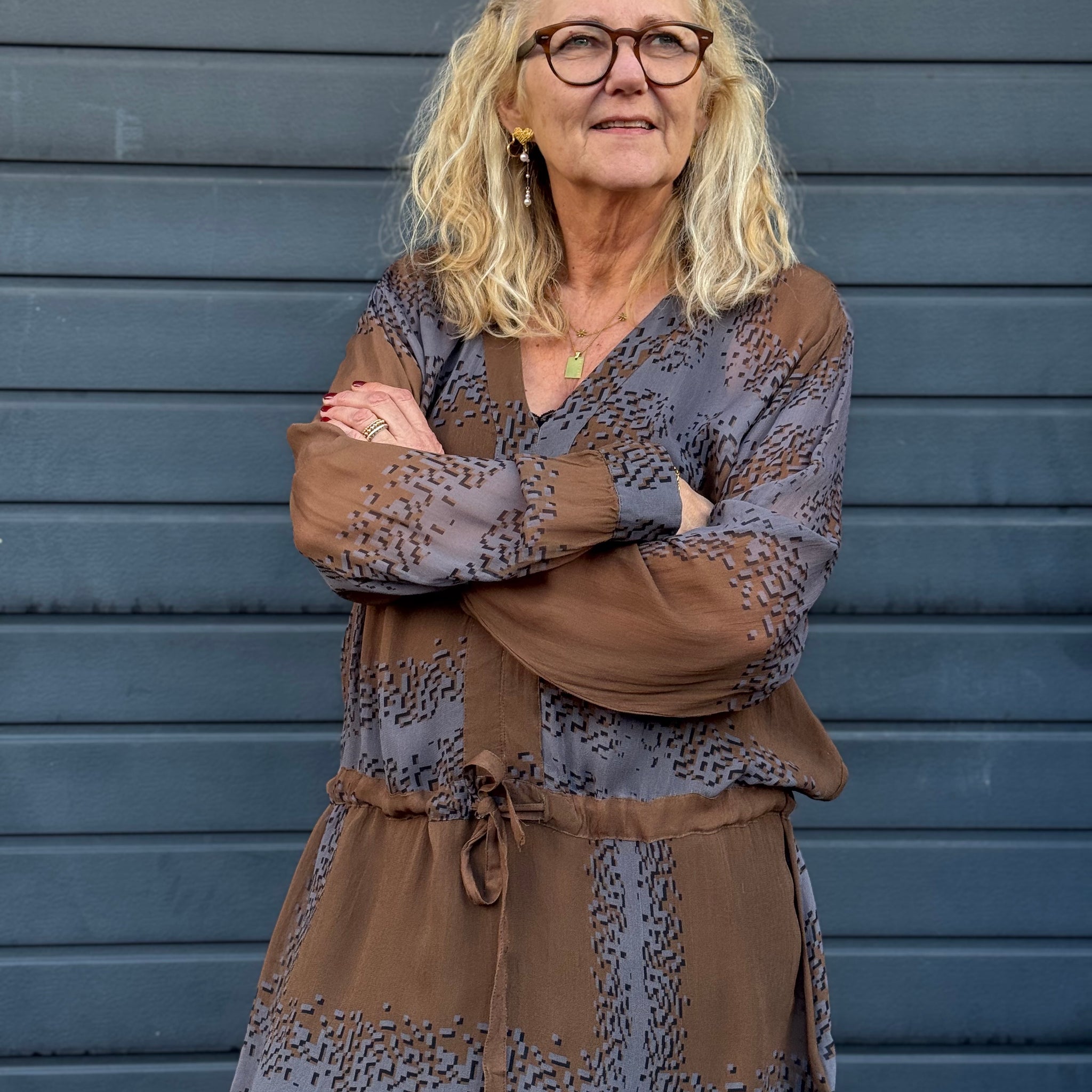 Nü Denmark Bianca Tunic - Dark Earth Mix