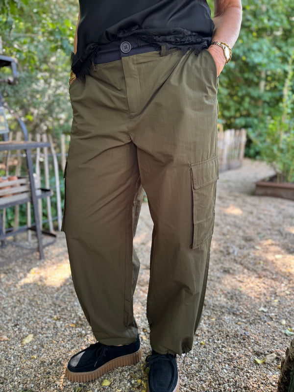 Culture Brenda Pants - Olive Night