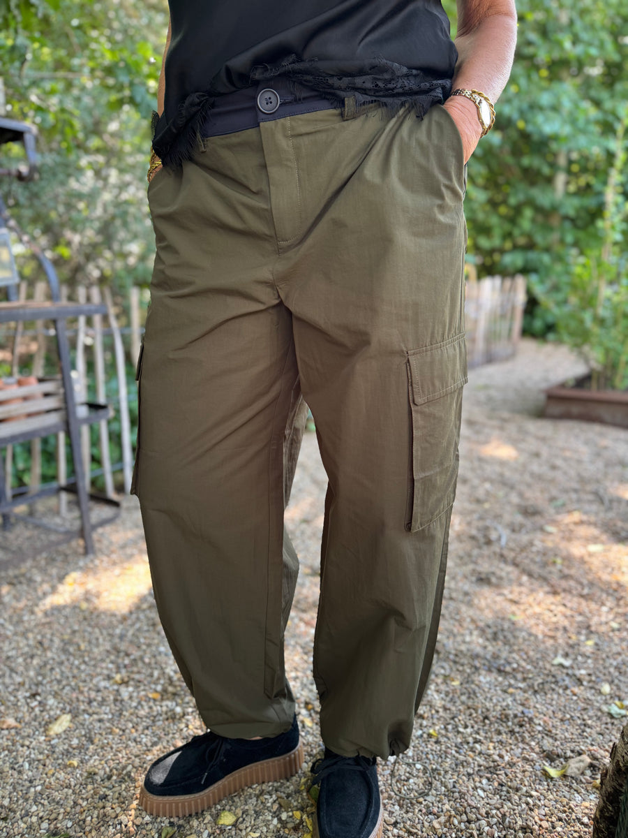 Culture Brenda Pants - Olive Night