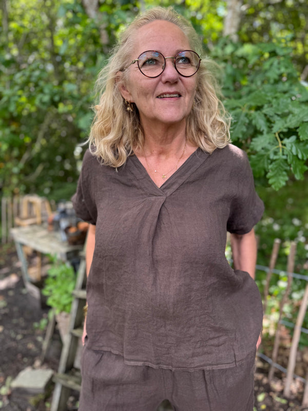 Marta du château Bellissima Blouse - Mocca