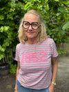 Marta du château Hertha Tee - Pink/Grey