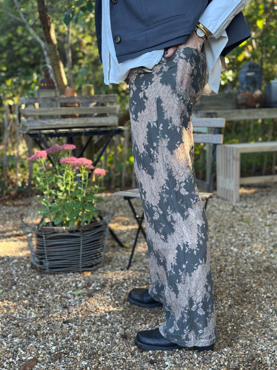 Costa Mani Laci Pants - Grey/Sand