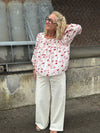 Cream Visti Twill Pant - Natural Sand