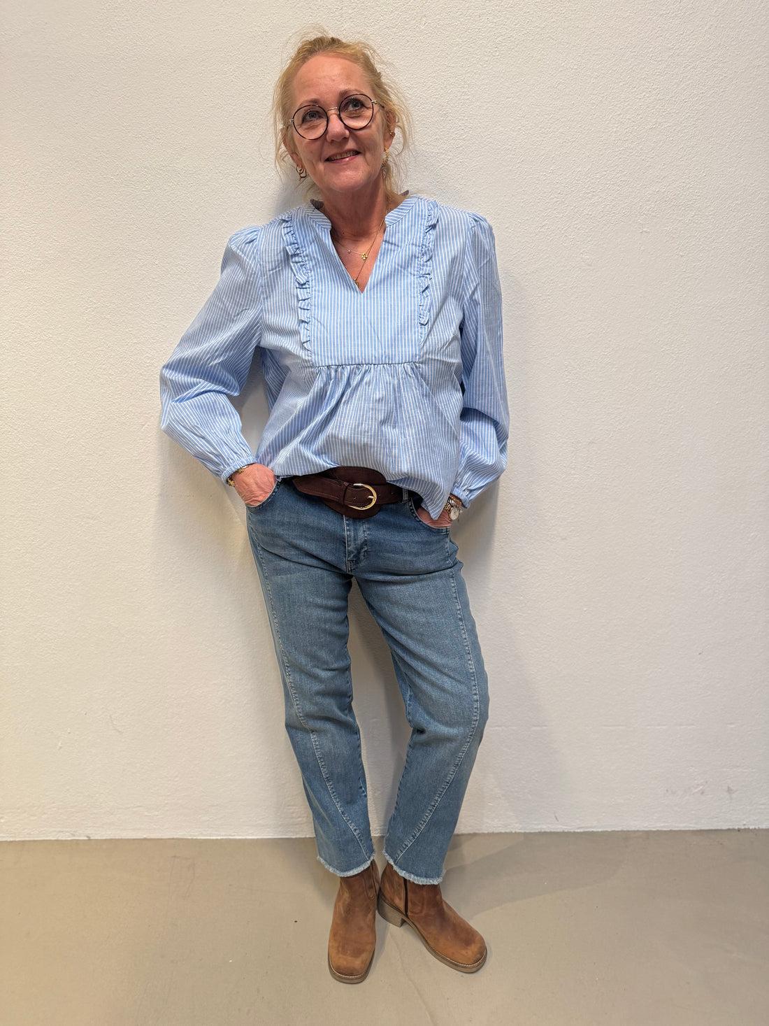 Tim&Simonsen Dunja Belt - Chokolate-Gold