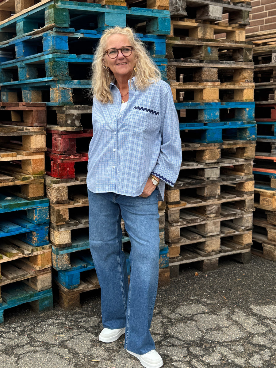 Isay Torino Highwaist Jeans - Mid Old School