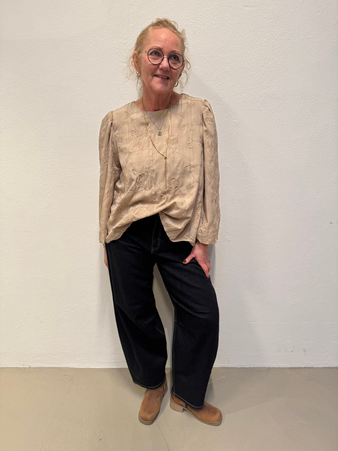 Isay Juna Blouse - Dark Sand