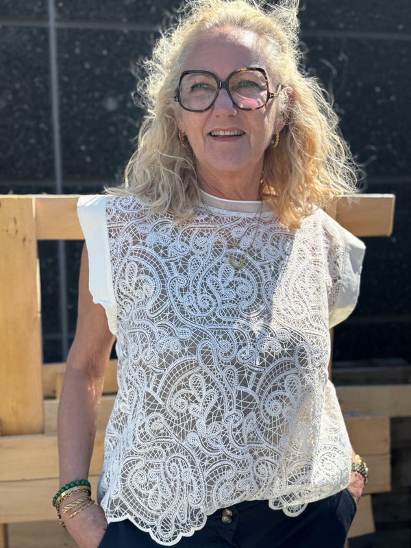 Culture Juko Blouse - Whitecap
