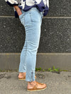 Isay Lido Zip Jeans - Light Denim