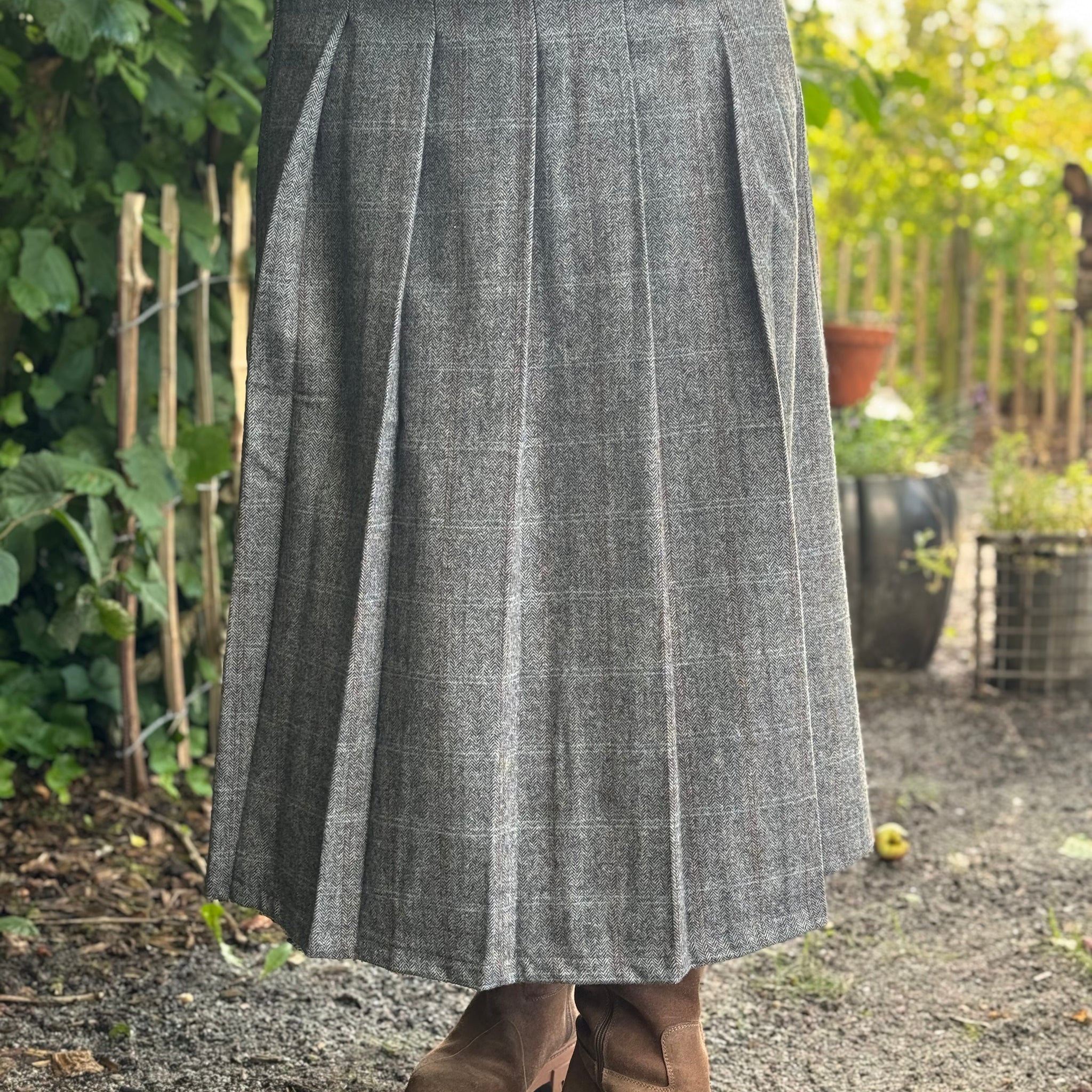 Nü Denmark Angela Skirt - Grey Mix