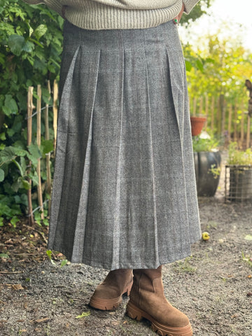 Nü Denmark Angela Skirt - Grey Mix