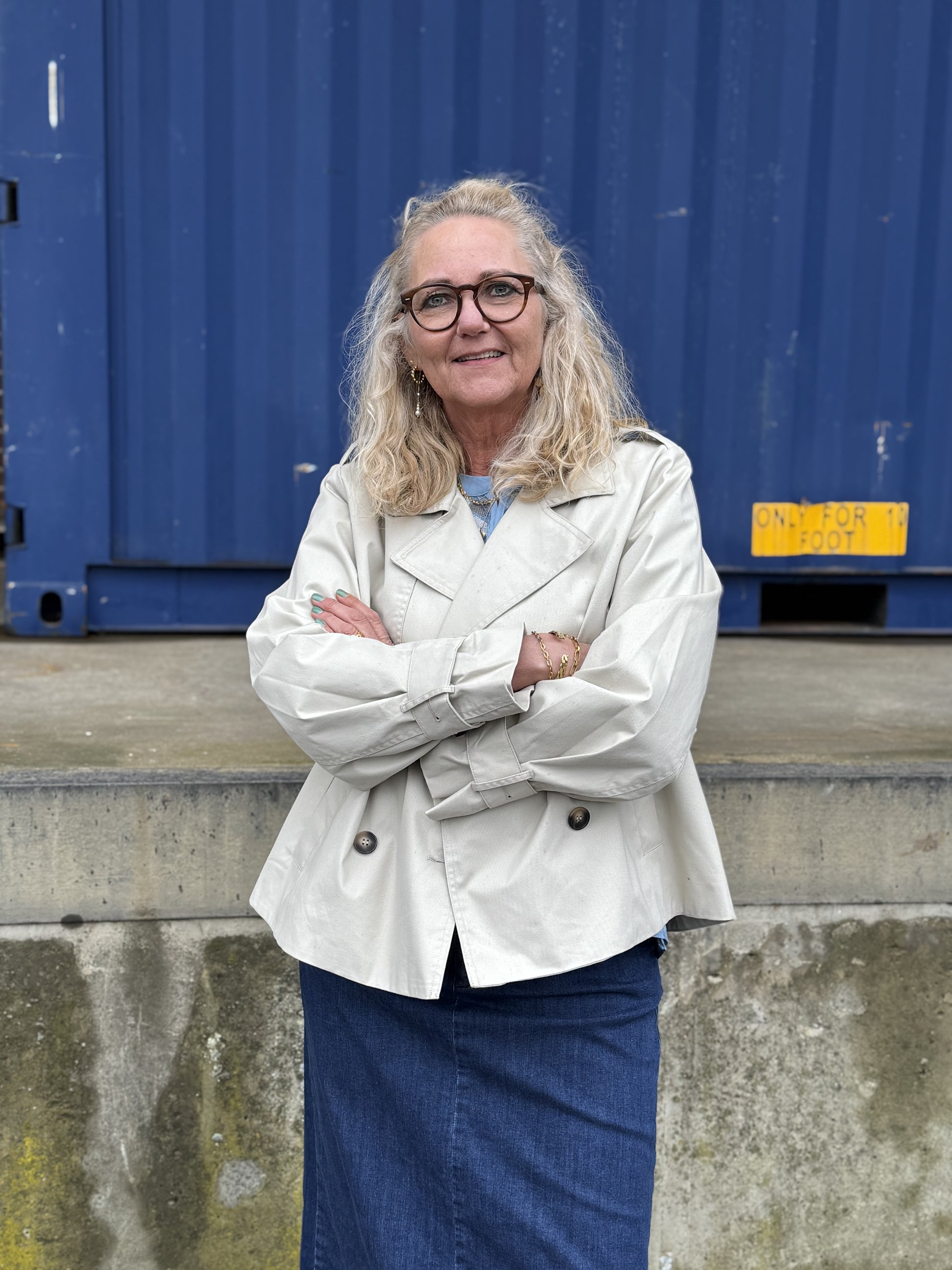 Kaffe Patricia Jacket - Feather Grey | Kaffe | Køb online hos Moster D – Hurtig levering