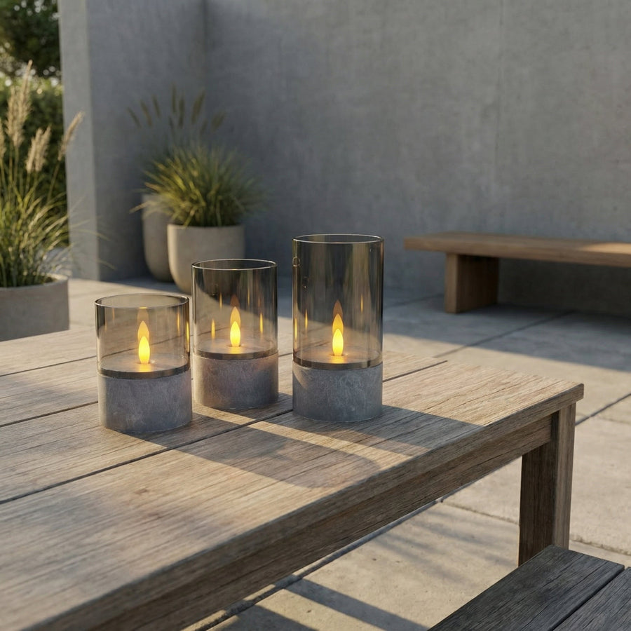 Glaslys beton-led
