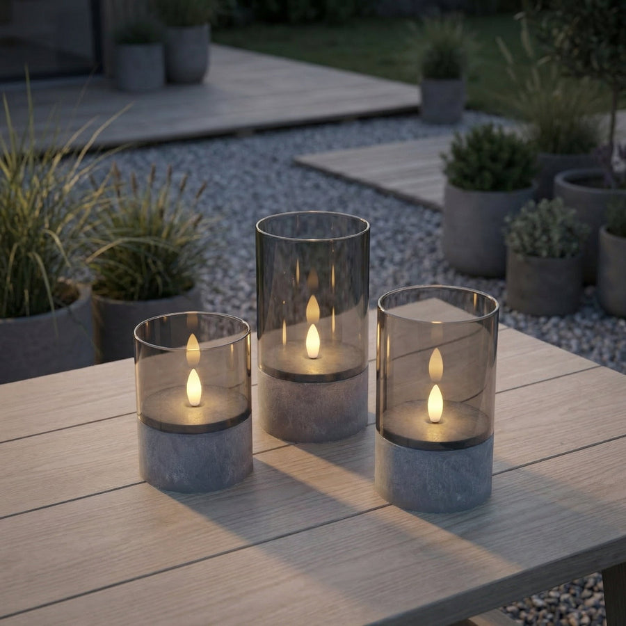 Glaslys beton-led