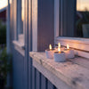 Nordic Flame Solcelle Fyrfadslys - 4 stk.