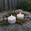 Udendørs LED Fyrfadslys 2-pak – Real Flame Tealights fra Deluxe Homeart