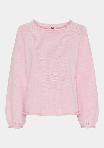 Isay Gwen Knit Pullover - Pink Melange