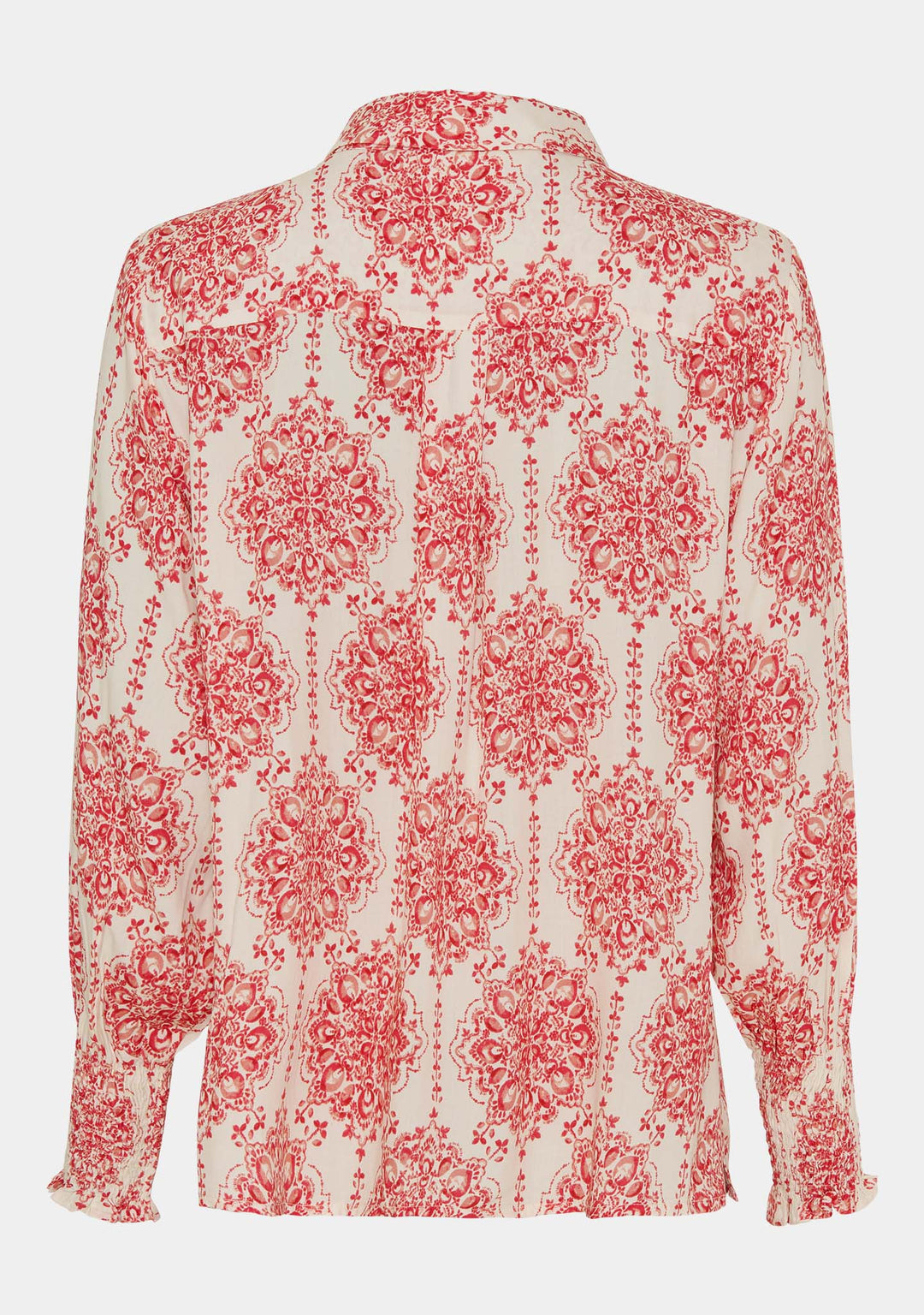 Isay Gyta Smock Blouse - Red Floral