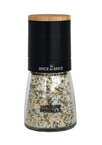 Spice By Spice Lav Kværn - Hvidløg/Persille | Spice by spice | Køb online hos Moster D – Hurtig levering