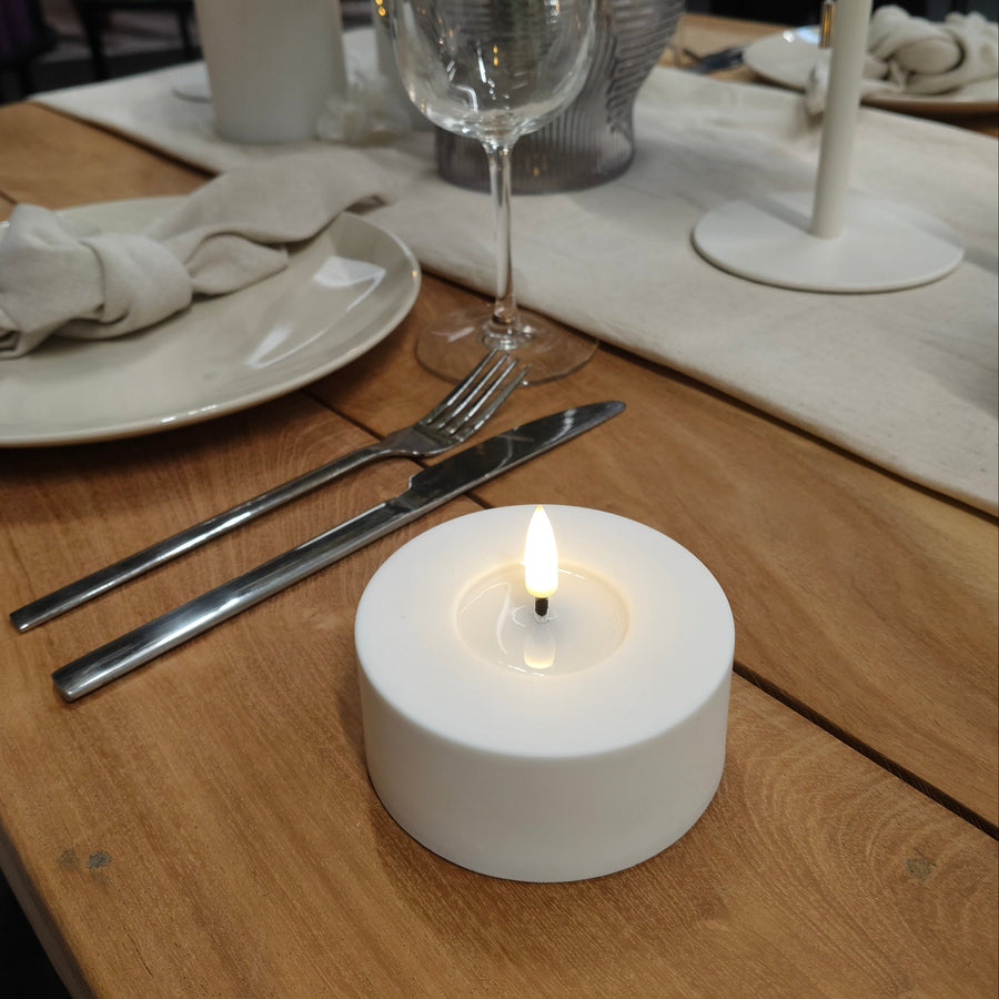 Udendørs Jumbo LED Fyrfadslys – Real Flame fra Deluxe Homeart
