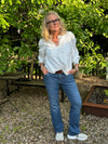 Isay Lido Flare Jeans - Light Blue Denim