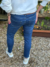Isay Lido Zip Jeans - Basic Denim Wash | Isay | Køb online hos Moster D – Hurtig levering