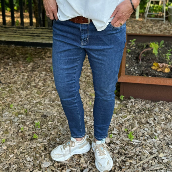 Isay Lido Zip Jeans - Basic Denim Wash | Isay | Køb online hos Moster D – Hurtig levering