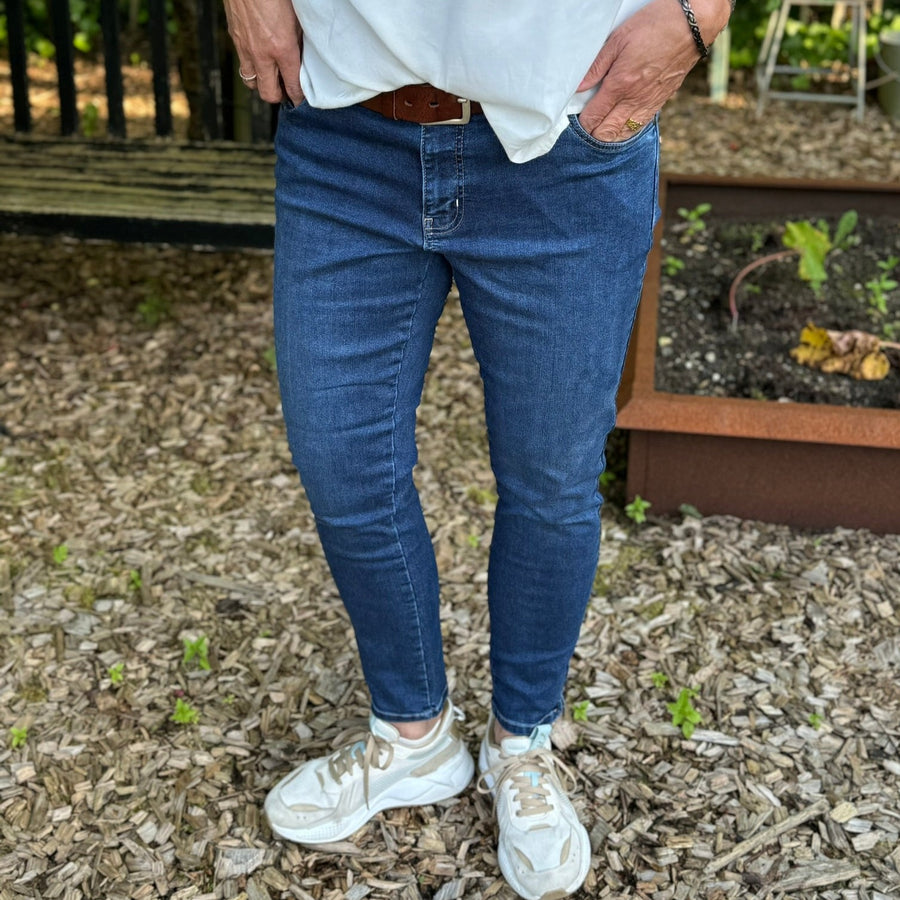 Isay Lido Zip Jeans - Basic Denim Wash | Isay | Køb online hos Moster D – Hurtig levering