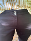 Isay Chino Pant Long - Black | Isay | Køb online hos Moster D – Hurtig levering
