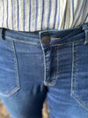 Isay Como Flare Jeans - Dark Denim | Isay | Køb online hos Moster D – Hurtig levering