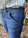 Isay Como Flare Jeans - Dark Denim | Isay | Køb online hos Moster D – Hurtig levering