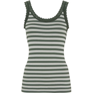 Tim&Simonsen Isa Stripe Rib Top - Olivia-Bianco