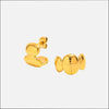 muun studios Jamilla Hoop Øreringe - 18K Guldbelagt Earring