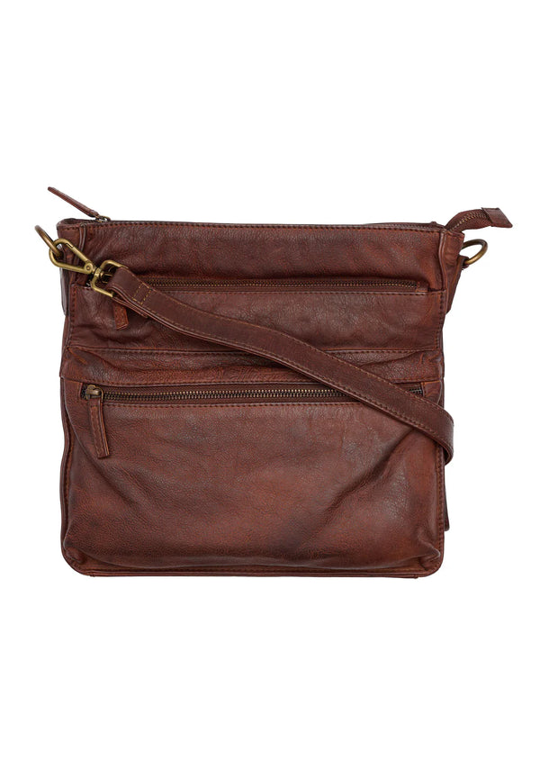 Orchid Crossbody - Dark Cognac | Orchid | Køb online hos Moster D – Hurtig levering