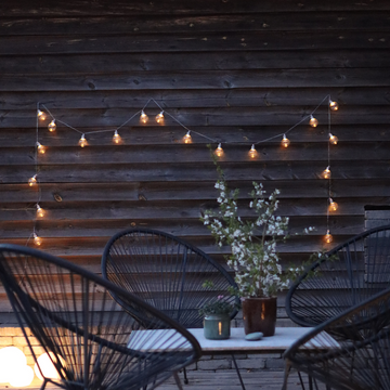 LED Solcelle Lyskæde med 20 Pærer