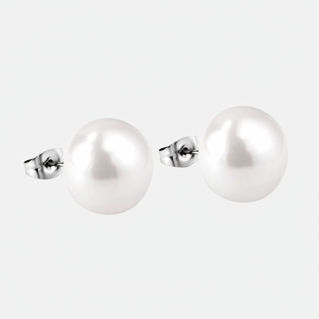 muun studios Lara Pearl Earrings - 18K Stainless Steel Earring Stainless Steel