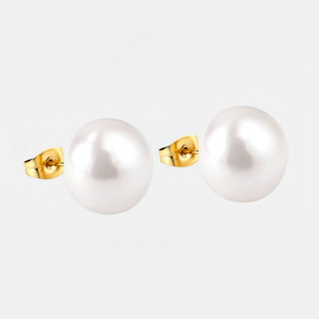 muun studios Lara Pearl Earrings - 18K Gold Plated Earring 18K Gold Plated