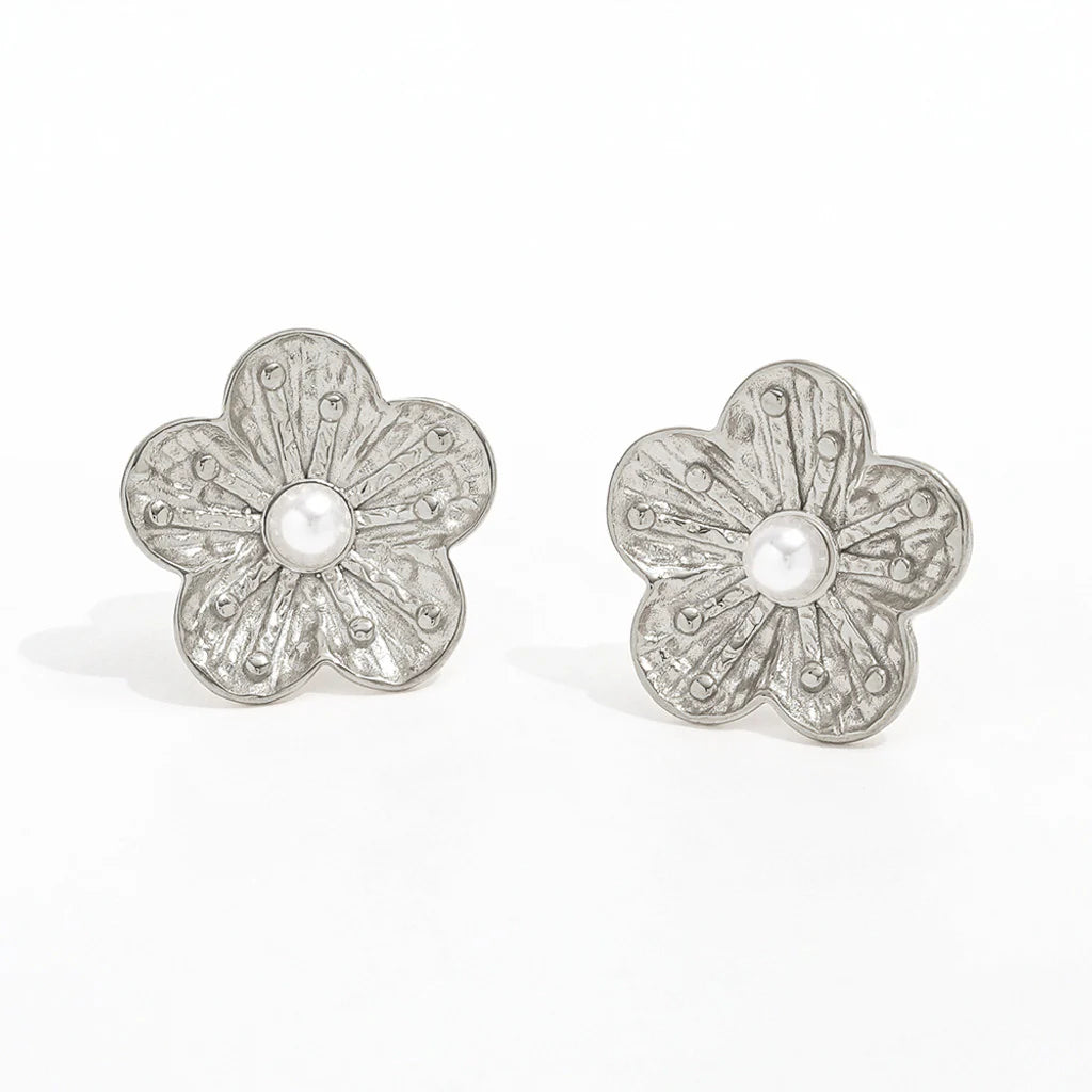 muun studios Lena Perle Ørering - 18K Guldbelagt Earring