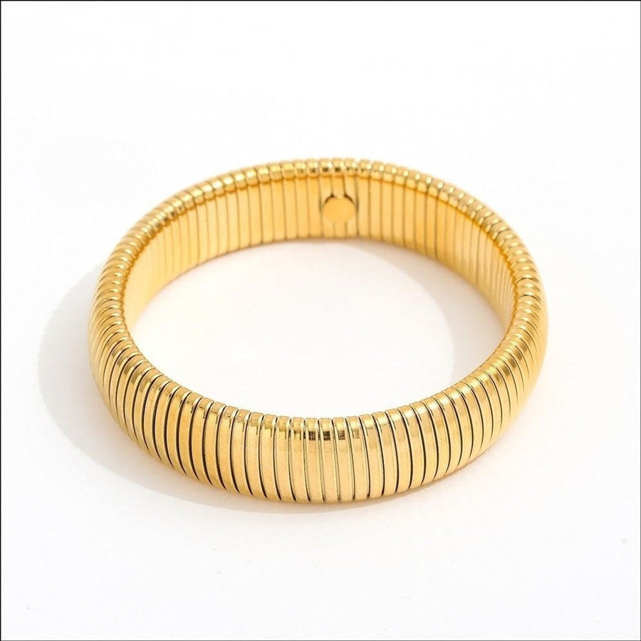muun studios Mila - Ribbon twist - 18K Gold Plated Bracelet 18K Gold Plated