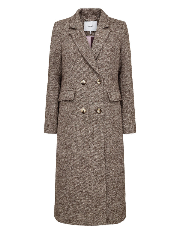 Nümph Ravina Coat - Dark Earth