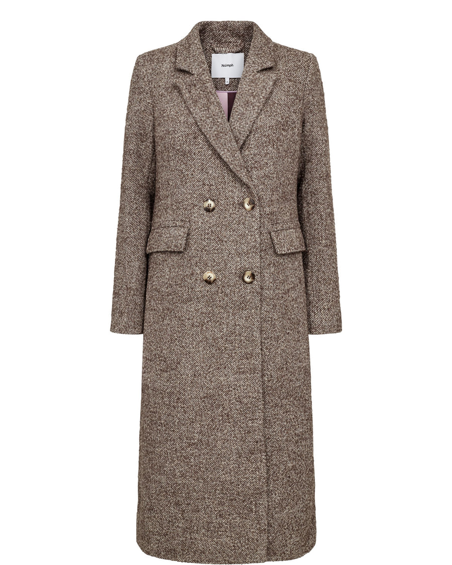 Nümph Ravina Coat - Dark Earth