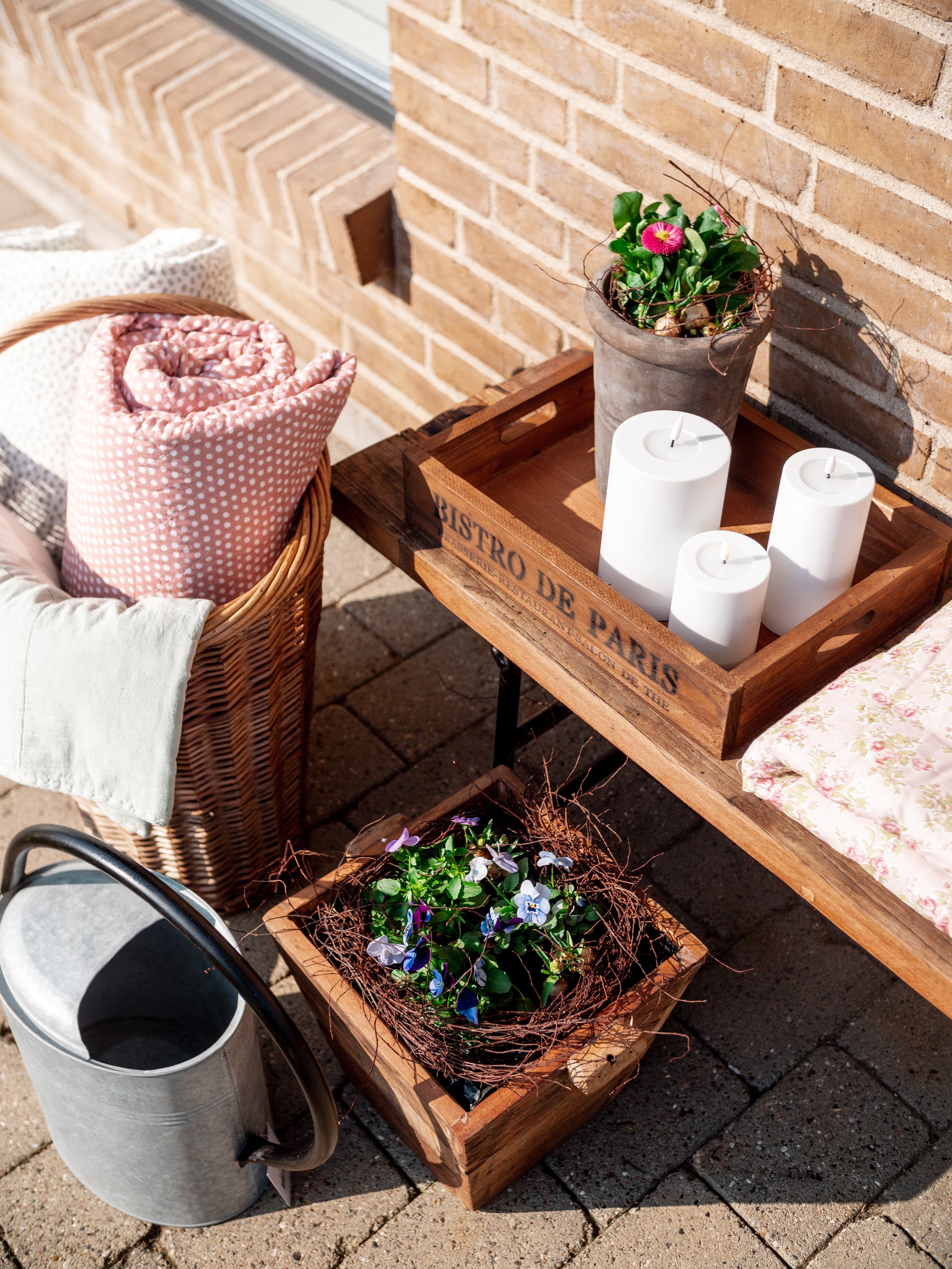 Deluxe Homeart - Hvid Udendørs Bloklys 10 * 15 cm | Deluxe Homeart | Køb online hos Moster D – Hurtig levering