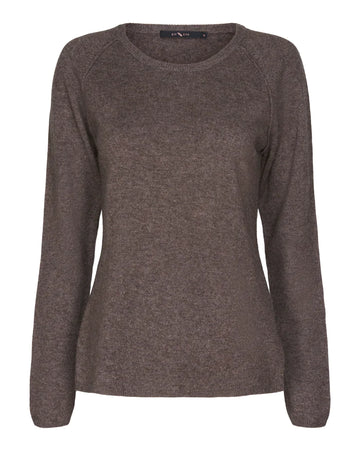 BTF CPH Cashmere Pullover - Brown Melange