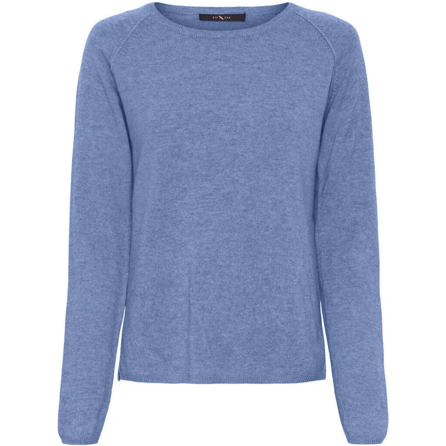 BTF CPH Cashmere Pullover - Denim Melange | BTF CPH | Køb online hos Moster D – Hurtig levering