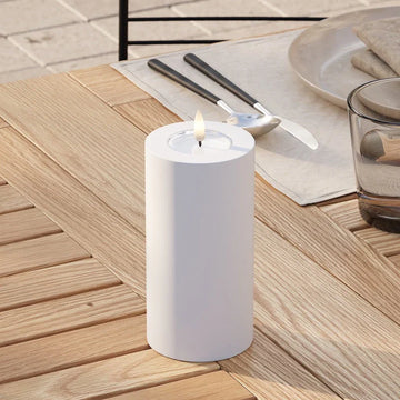 Deluxe Homeart Udendørs Bloklys - 7,5 x 15 cm